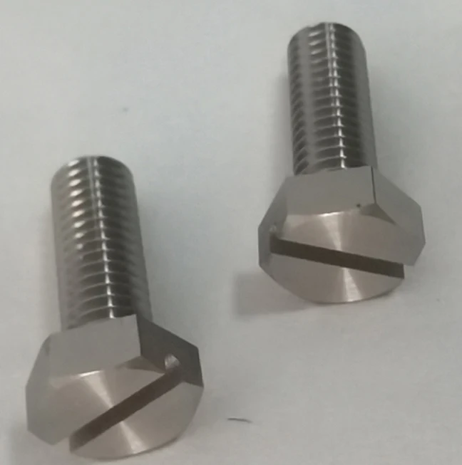 Custom OEM made High Precision CNC machined Titanium Tantalum Molybdenum Screw