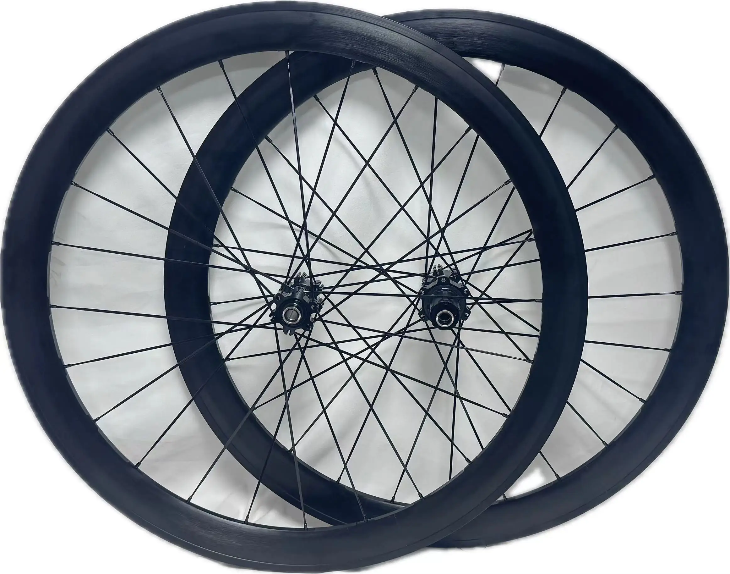 Manufacturer Cheap No Logo Road Bike Wheelset 700C 50mm Disc Brake Thru Alxe Cycling Wheels