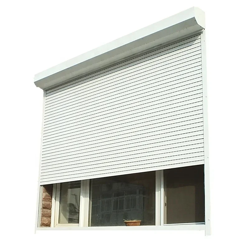 Automatic Security Aluminium Metal Rolling Roll Up Shutter Window, Hurricane Storm Aluminum Sound Proof Roller Shutters