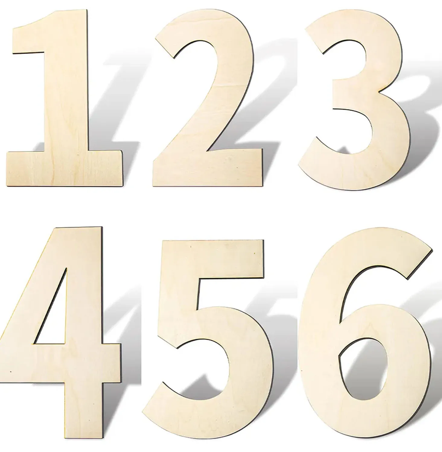 Laser Cut Custom Wooden Numbers Birthday Party Large Wood Letters Wooden Letters For Crafts DIY letters