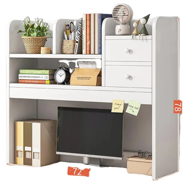 Top Quality Study Writing Desk Modern Office DeskComputer Desk With Bookshelf