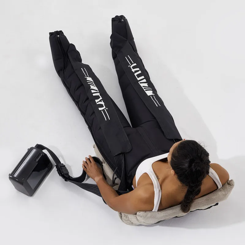 Professional Portable Rechargeable Full Leg Recovery Boots Fast Blood Circulation Compression Device Air Compression Massage