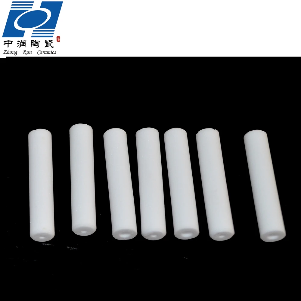 High Precision 99% Alumina Ceramic Tube/Bushing/Sleeve/Insulator Custom Processing with CNC Machining