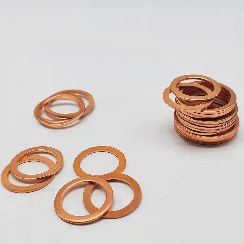 Flat copper washer Washer Sealing washer Hollow copper ring