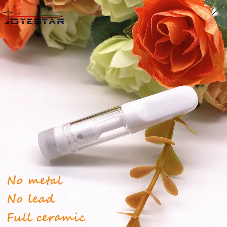 
2019 Best cbd vape 0.5ml 1ml emtpy refillable high quality 510 ceramic cbd vape 