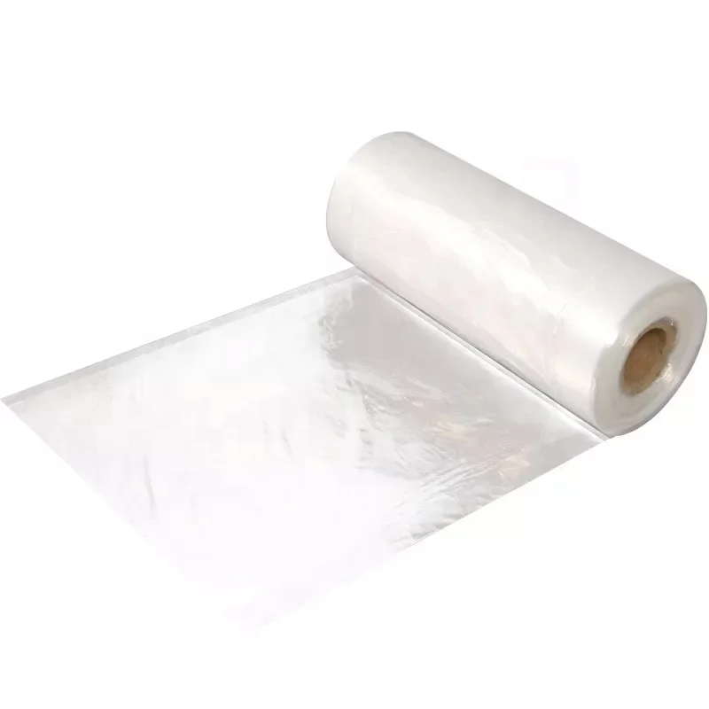 Laundry used disposable plastic bag for clothes