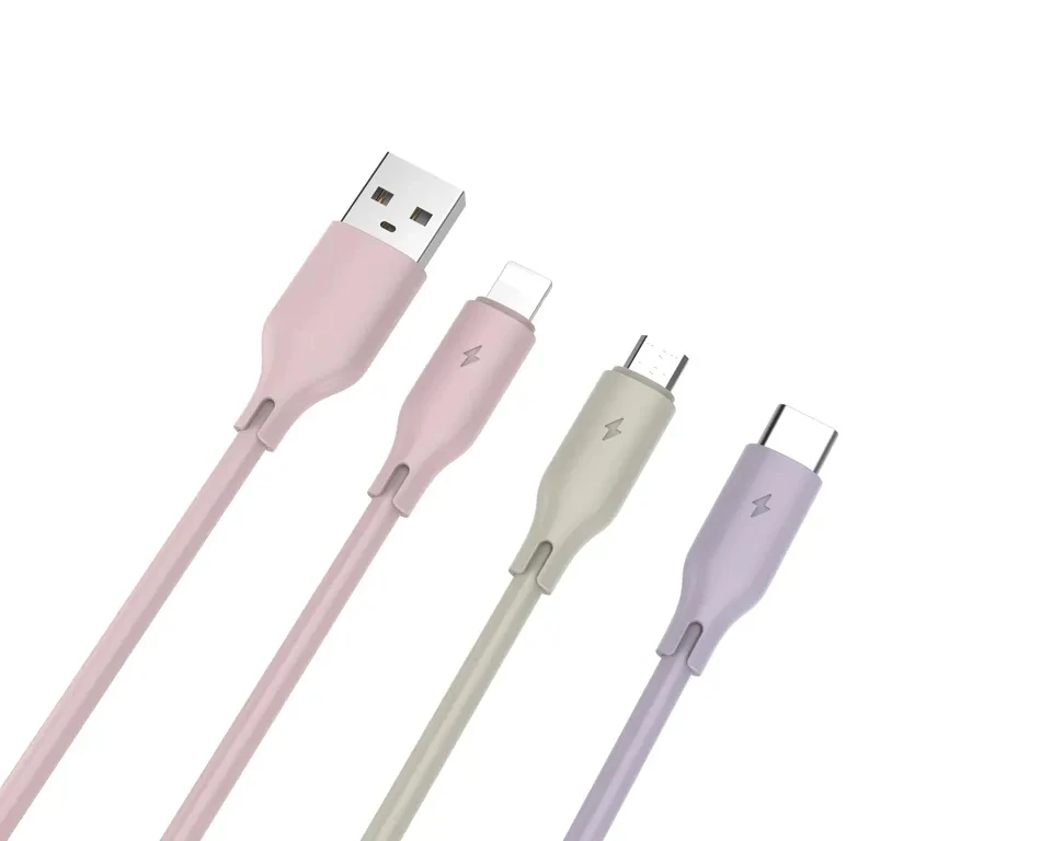 High Quality USB Charger Cable Micro USB Type-C IP Port LED Indicator Data Professional Manufacturer Charge Sync 8P Cable