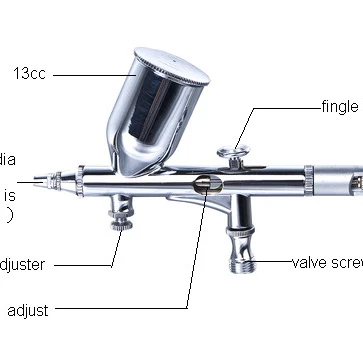 HS-81 Китай Горячая продажа Аэрограф производитель Аэрограф Для спреем, основа для макияжа aerografo