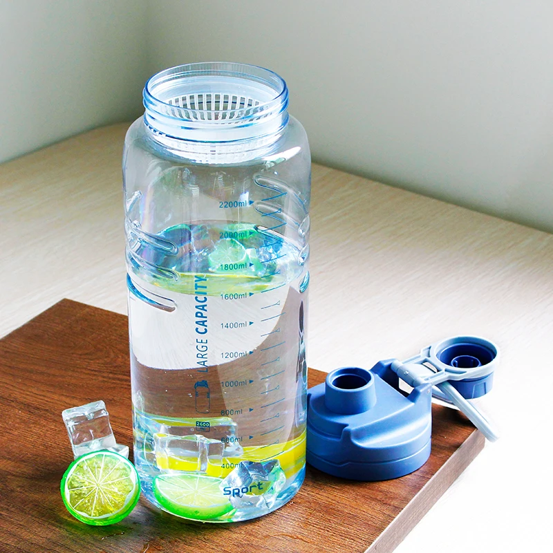 New Carry Insulated Wide Mouth Strap Polypropylene PP Cold Sports Plastic Drinking Bottle Premium 1.5l 1500 ml