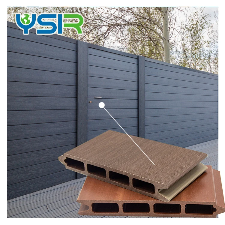 WPC exterior & interior decorative wall cladding interlock timber wall panels composite wall panel wood wpc fence