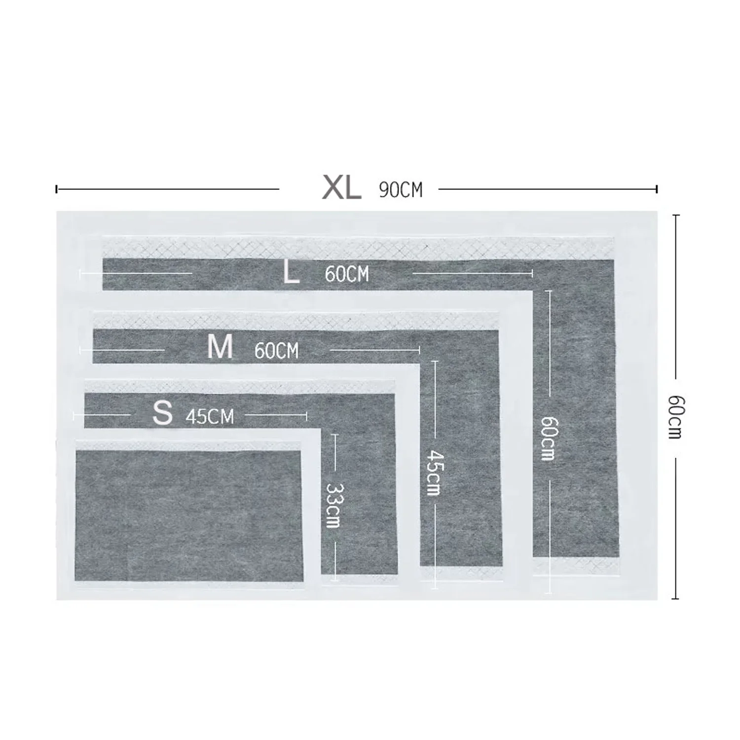 Super Absorption Waterproof Disposable Dog Pad Bamboo Charcoal  6-layer Puppy Pad Training  Animals Pad