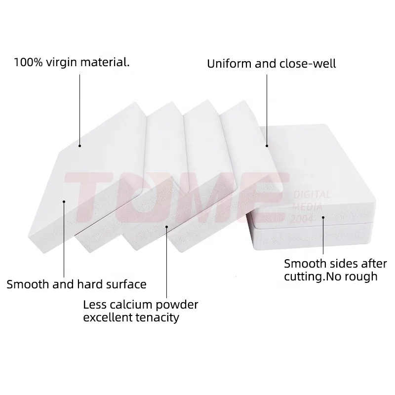 TOME PVC Foam Board PVC Sintra Forex Board/PVC Foam Sheet/PVC Plastic Forex Sheet