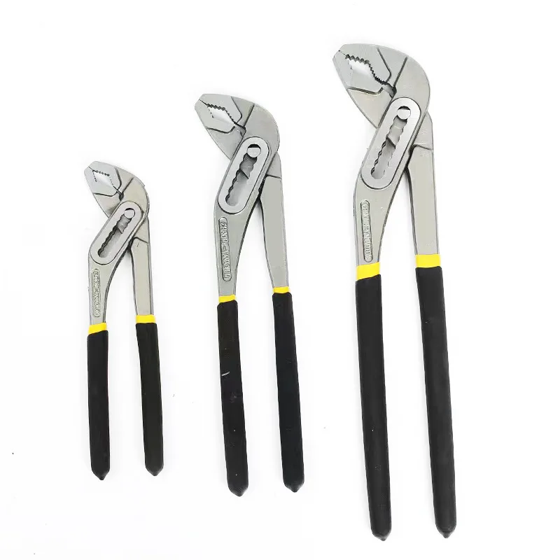 Multi functional 7 stage agustable groove joint pipe water pump pliers