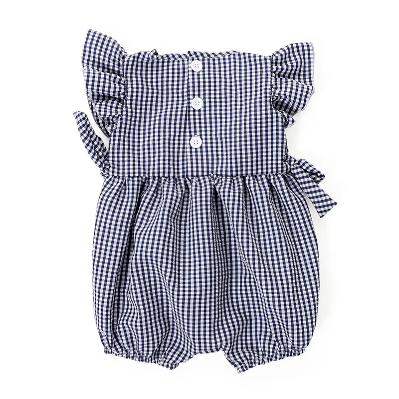 
Hot sale custom logo girl infant clothes newborn wholesale kids girl clothing summer baby romper 
