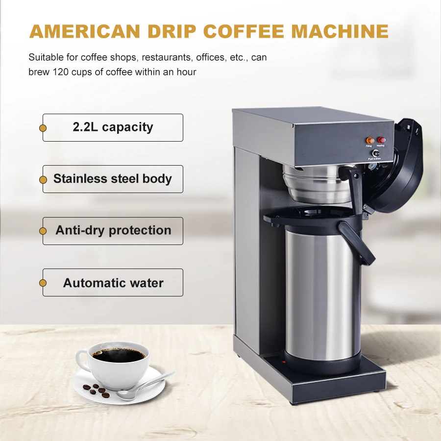 New Design Coffee-machin elec For American Filtered Coffee Machine Tea And Coffee Machine Commercial