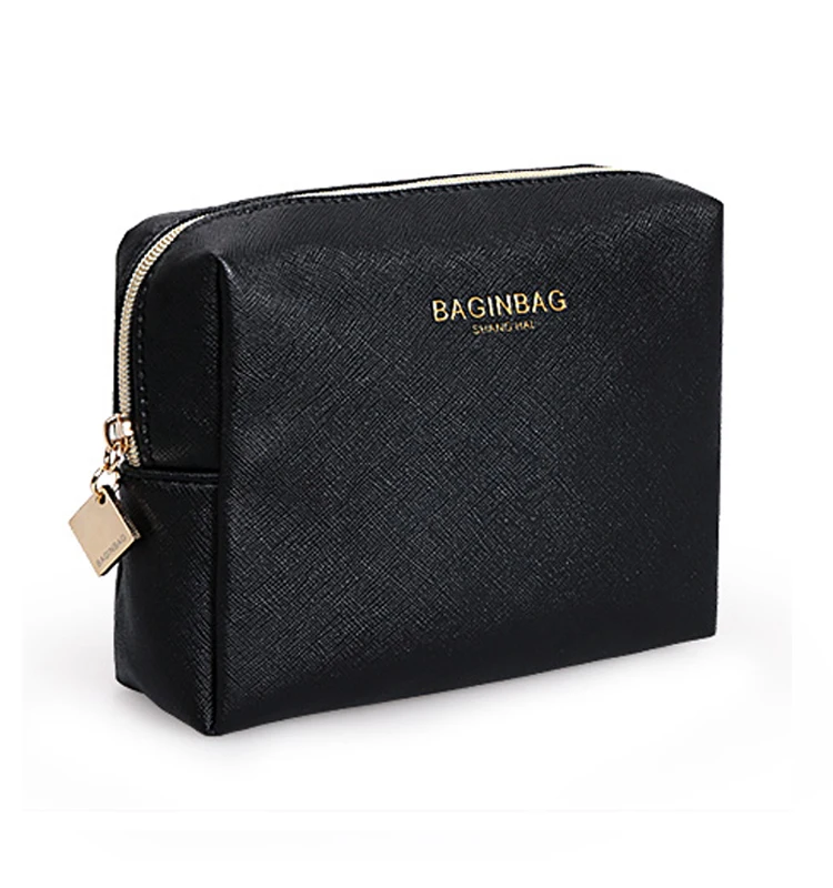 travel soft comfortable cotton pouch women custom waterproof fashion pu leather packing bags for cosmetic zipper toiletry