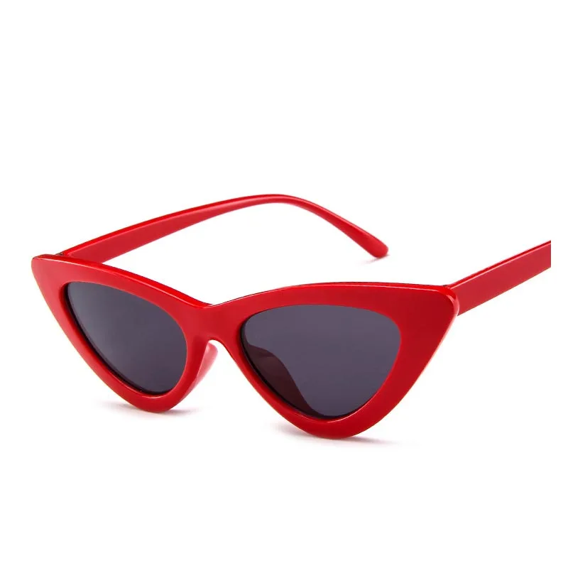 Cute Sexy Retro Cat Eye Sunglasses Women Small Black White 2019 Triangle Vintage Cheap Sun Glasses Red Female UV400