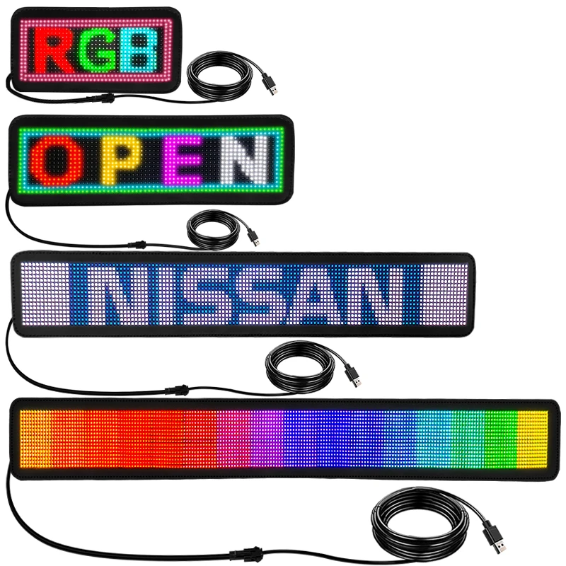 Car LED Flexible Display LED Matrix Pixel Panel Car Rear Window LED Screen