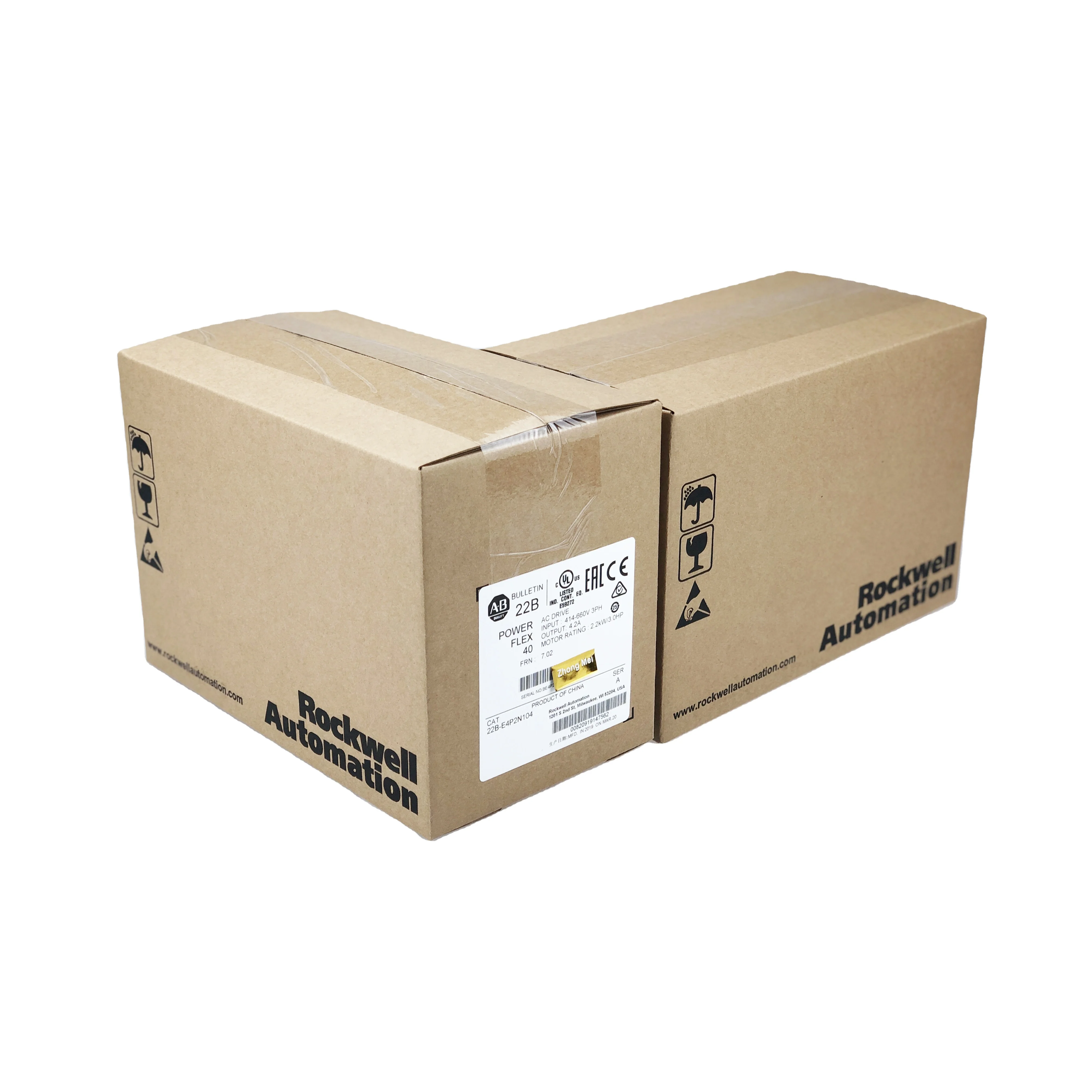 Factory Price PowerFlex 40 Frequency Converter Allen Bradley AC Drive 22B-E4P2N104 in large