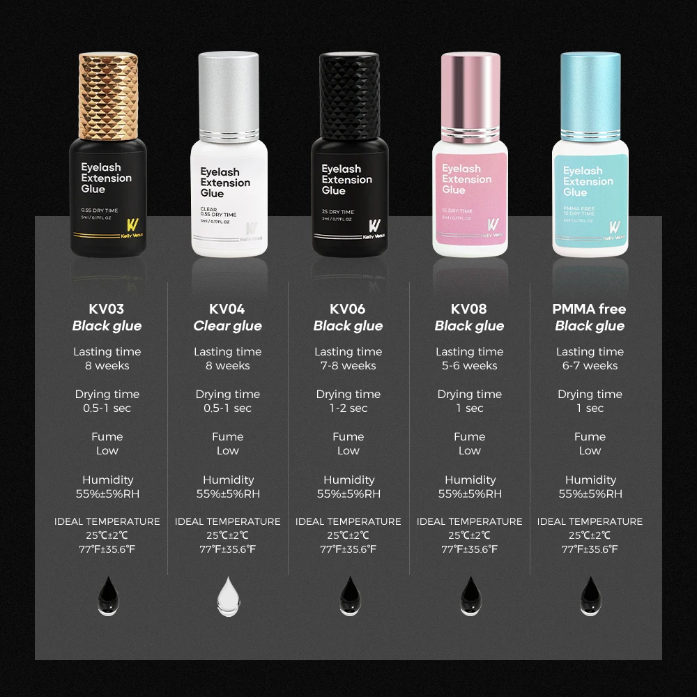 Lash adhesive glue  Super Strong Lashes glue waterproof 1 Second  Glue lashes