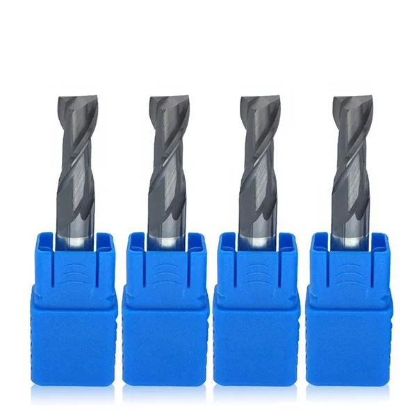 Wholesale price tungsten Carbide Straight Milling Cutter 4 mm CNC Cutting Tools 2Flute diamond ends extended reach Flat End Mill