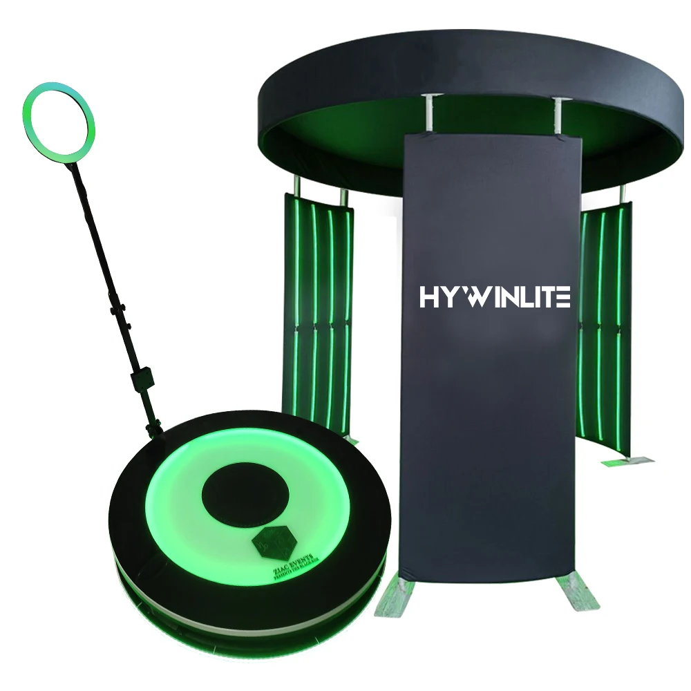 Hot Sale Automatic 360 Photobooth Machine Portable Degree 360 Camera Video Booth Remote