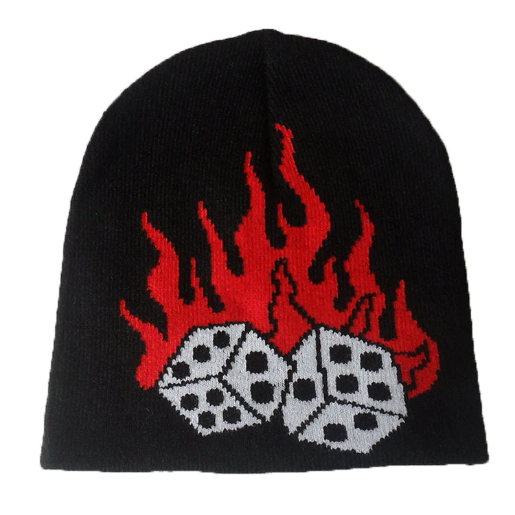 Autumn Winter Knitted Beanie Hats Women Men Halloween Trendy Warm Spider Cobweb Jacquard Beanies Hip Hop Hats Caps Wholesale