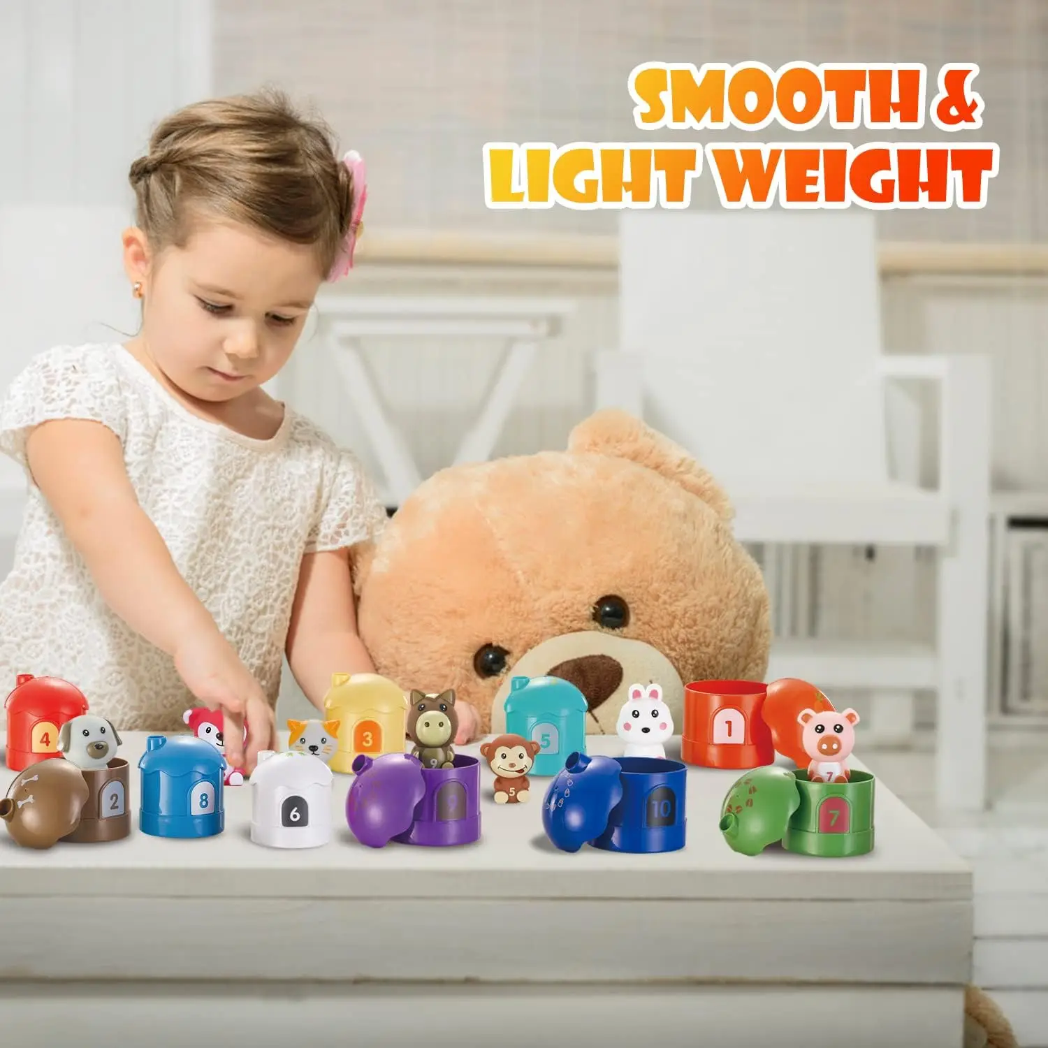 Farm Animals Finger Puppets Baby Montessori Toys Baby Educational Toys Montessori Farm Animals Toy Set For Kids Toddlers