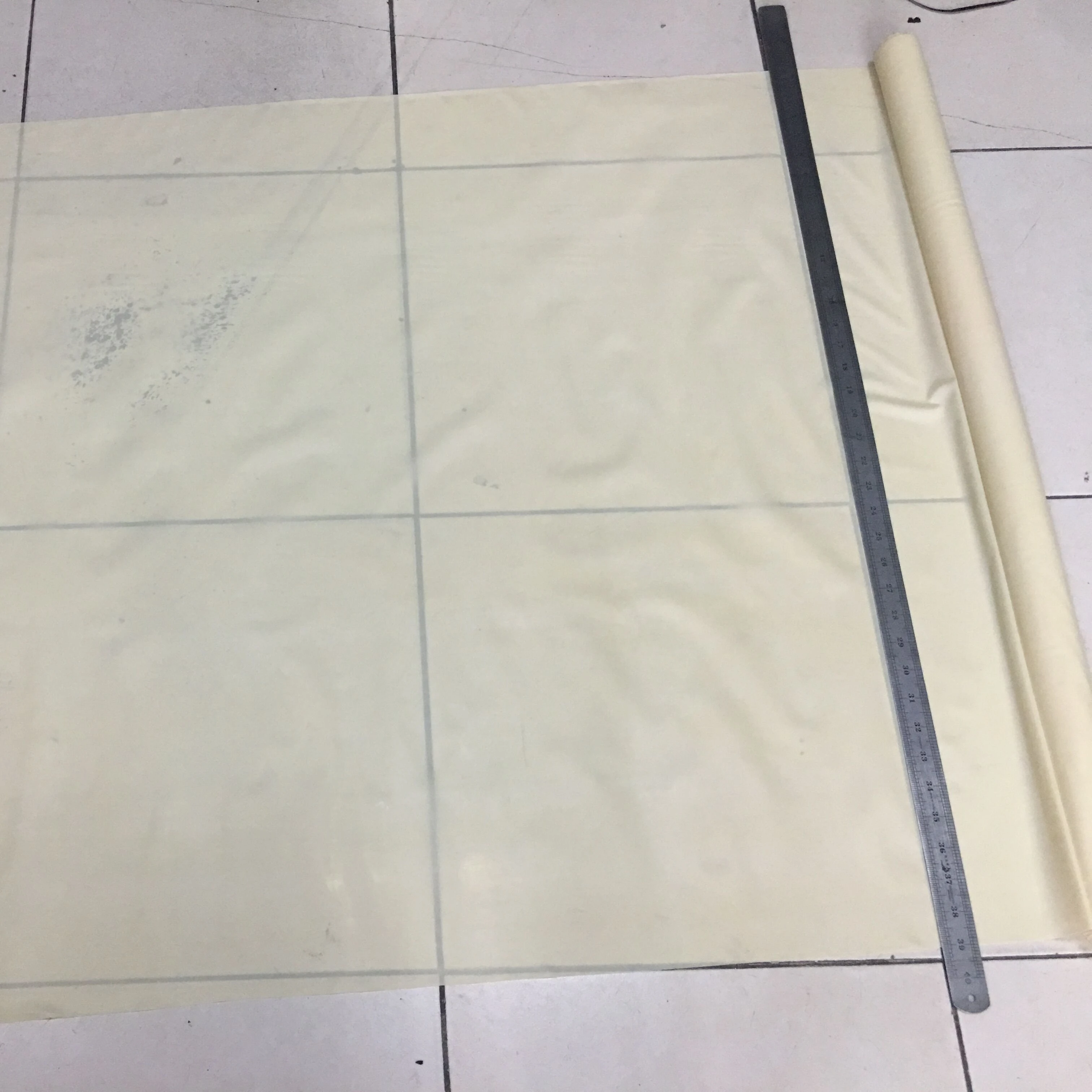 Thin elastic rolls latex sheet