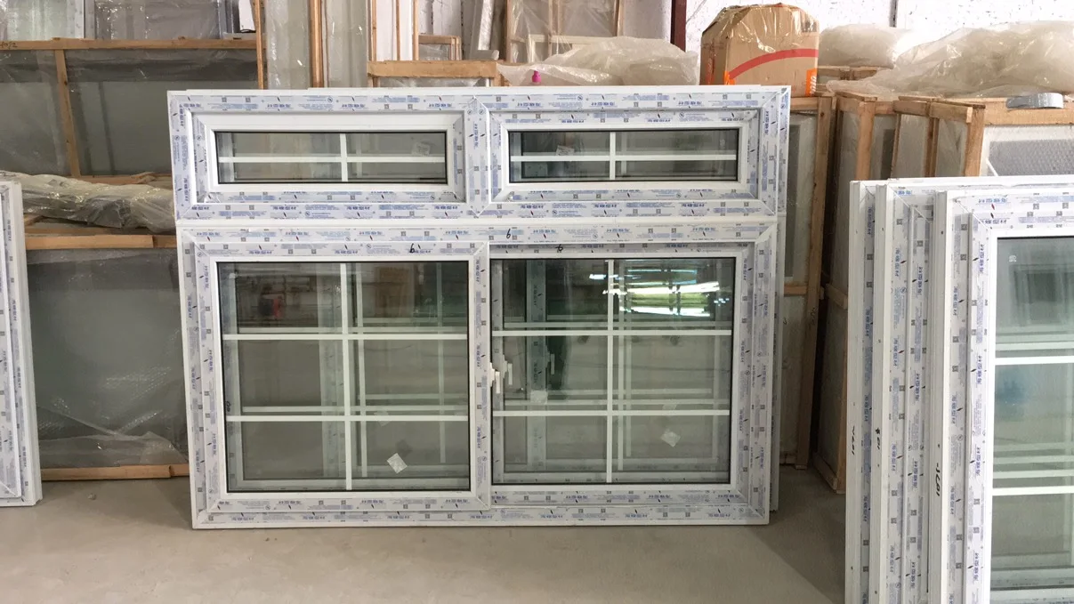 Upvc Windows Cheap Price Tempered Glass Interior Home Grill Design Pvc Sliding Window Aluminum Alloy Frame Sliding Horizontal YJ