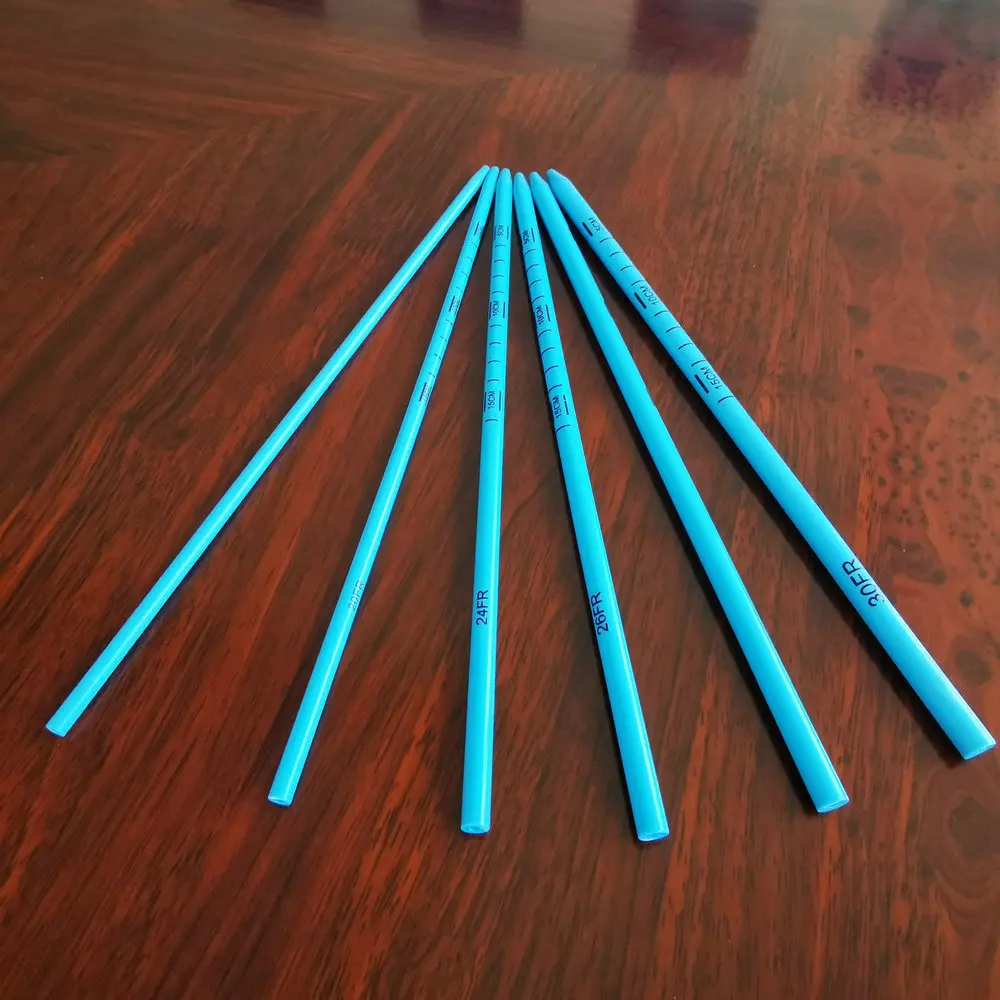 CE and ISO Approved Blue PE Amplatz, Introducer, Dilators and Sheath 24fr with full radiopaque