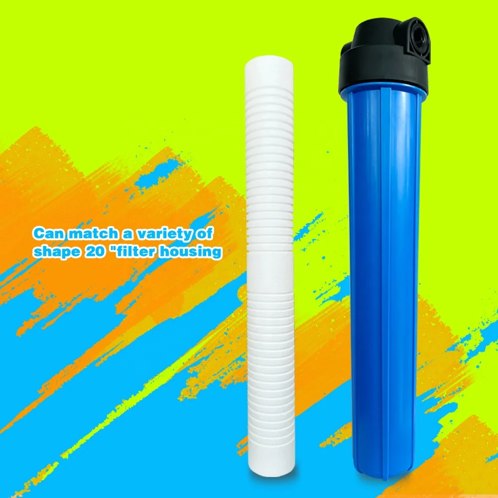 10 inch and 20 inch pp cotton filter cartridge for household ro purifier  and water system