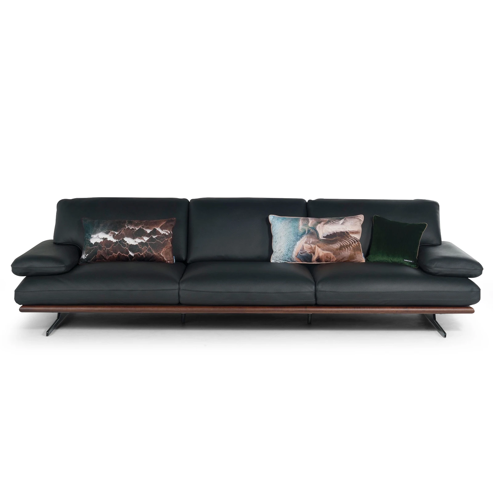 Modern High Quality Living Room Leather Sofa Set Luxury Bed Sofa