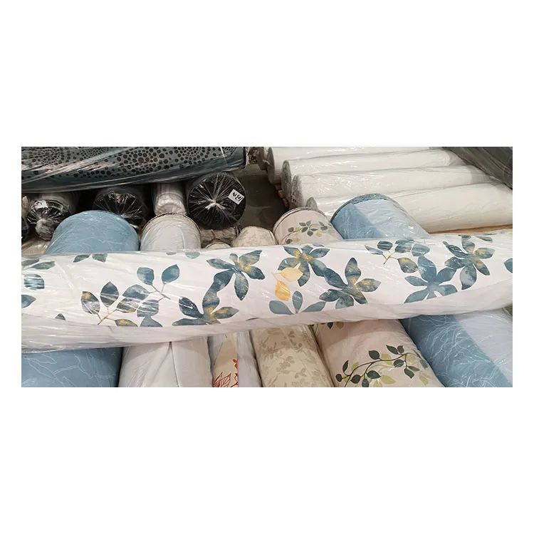 Fabric Clearance Polyester Jacquard Blackout Fabric Stock Linen Sofa textile Bedroom for Curtain