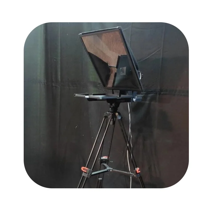 
Подсказка/телесуфлер/Autocue 19 дюймов, ТВ или веб-профессиональное приложение, содержимое: рамка + ткань + 2 зеркала + крепления/крепления 