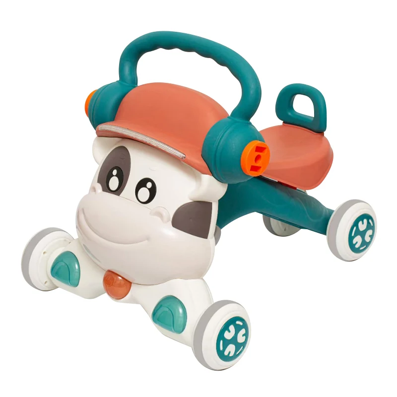 Purorigin Education 3 in 1 handheld baby walker toys twist car scooter multifunction baby walker with music and light