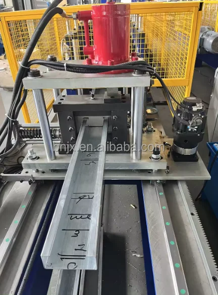 Chinese Manufacture C U Z Section Shaped Steel Channels Steel C Purlin Cold Roll Forming Machine