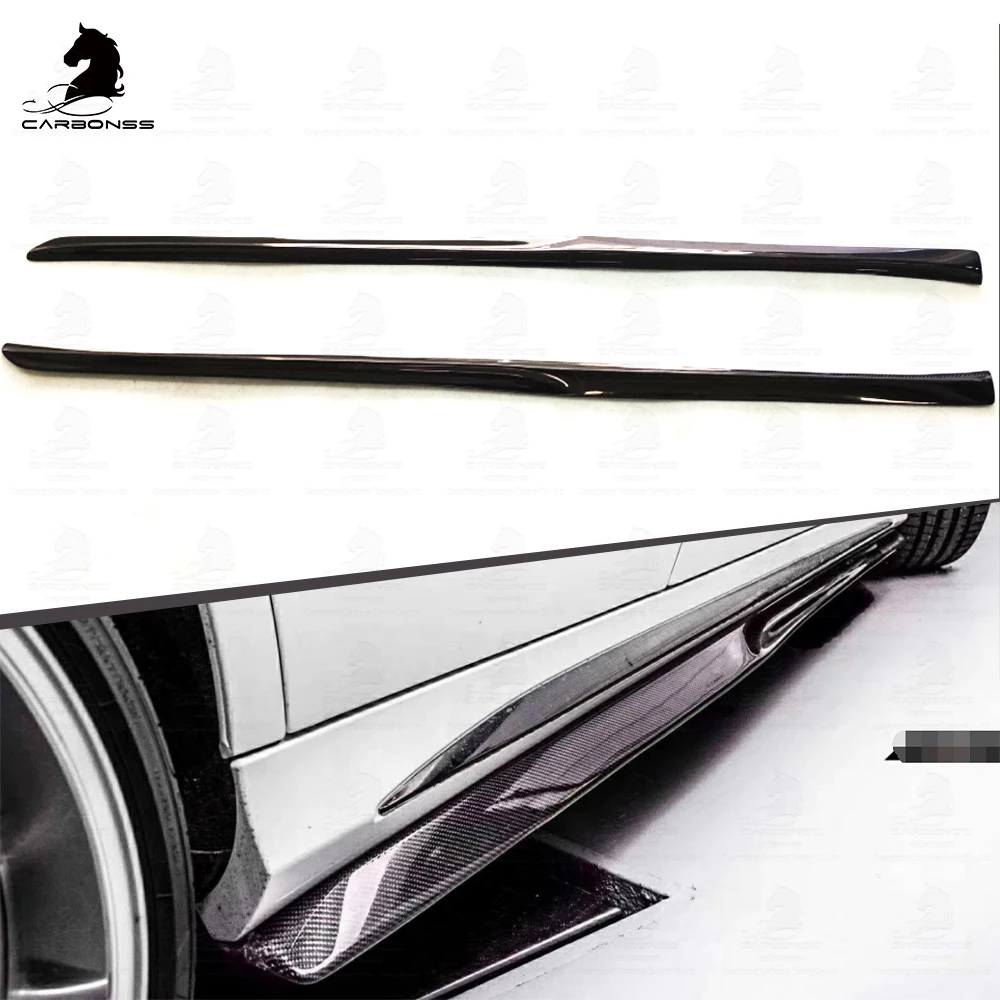 PSM Carbon Fiber Side Skirts For Mercedes Benz C Class W205 2014-2021