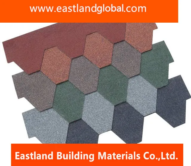 Easy Install Hexagonal Asphalt Roof Shingles