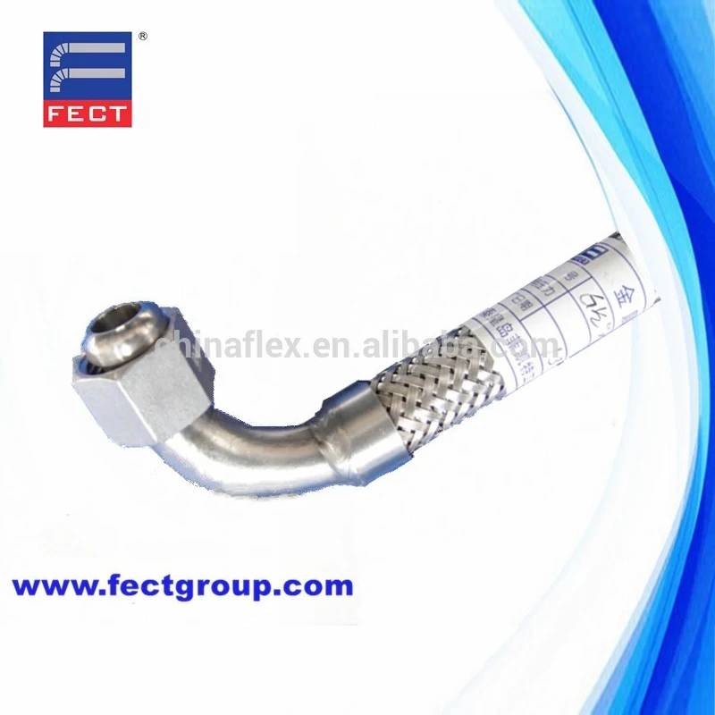 China Manufacturer Wholesale Low MOQ Stainless Steel Braided Flexible Metal Hose