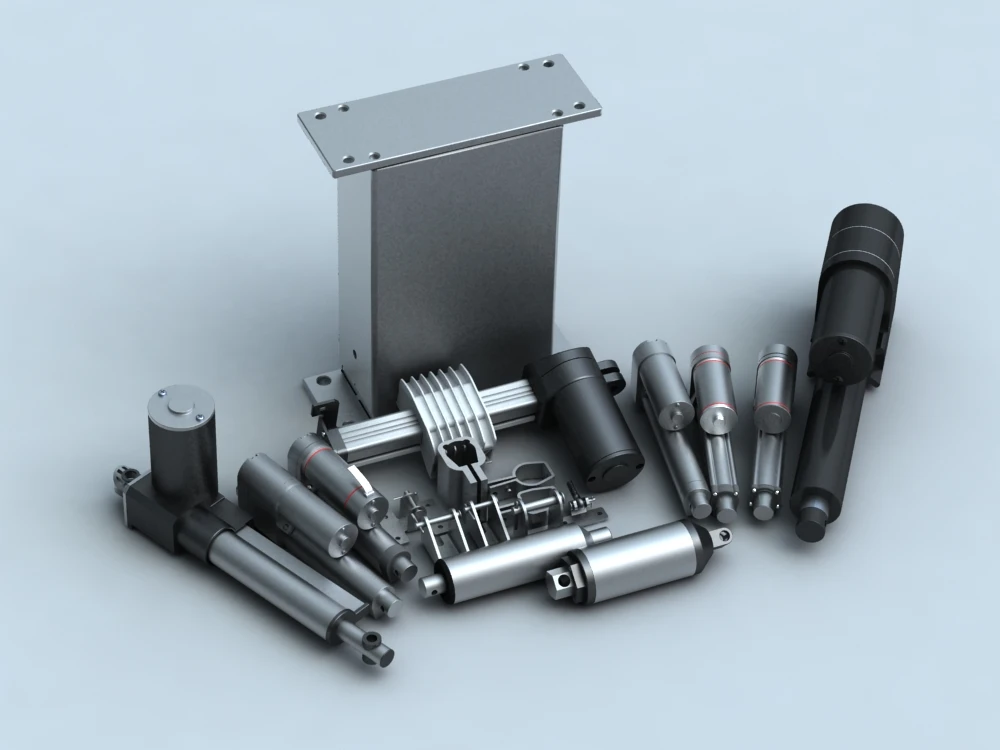 6000N 24V DC Height Adjustable Table Lift Linear Actuator Lifting Column with Low Noise SLA-LC01