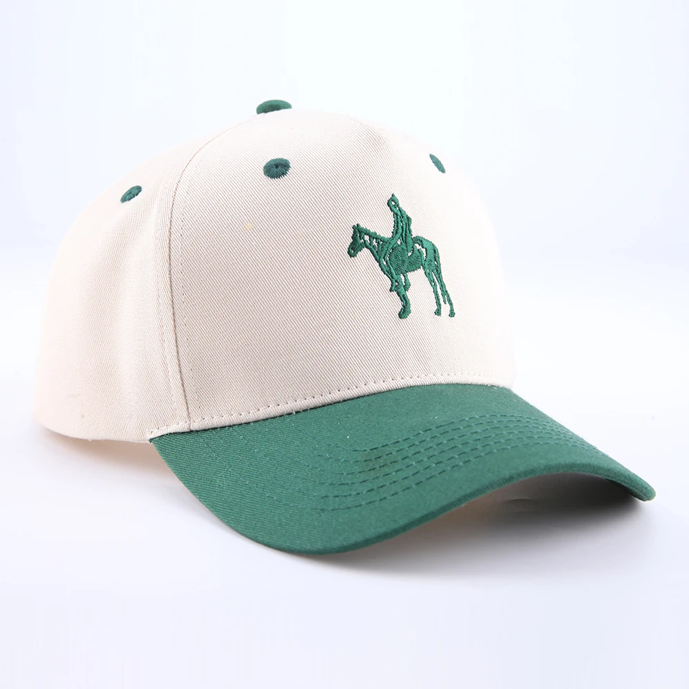 Wholesale Custom 5 Panel Underbrim Acrylic Dad Hat Unisex Embroidery Logo Polyester Baseball Hat Sports Cap For Men Women