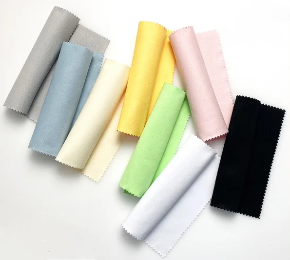 Custom Print Logo Organic Microfiber Glasses Cleaning Cloth Eyeglass Lens Sunglasses Wipe Cloth Eyeglasses Care Products