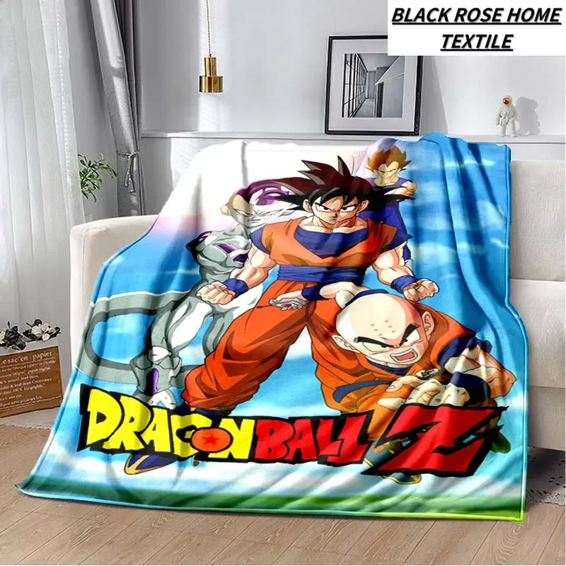 Fashion Art Print Anime D-Dragons B-Balls Blanket Family Living Room Sofa Noon Break Plush Sleeping Blanket Adult Birthday Gift