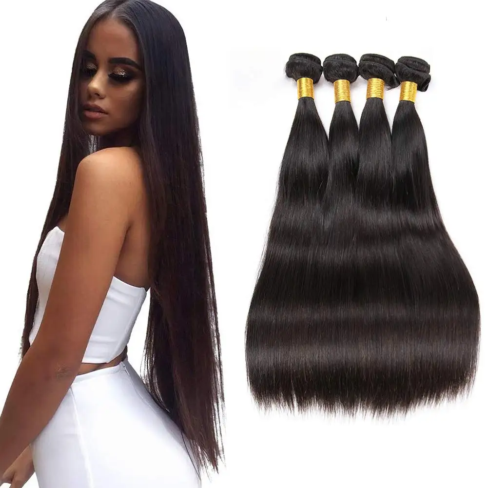 Lavishbeauty RTS Cuticle Aligned Raw Unprocessed Virgin Straight Indian Single Drawn Raw Human Hair Wigs Wholesale Manufacturer