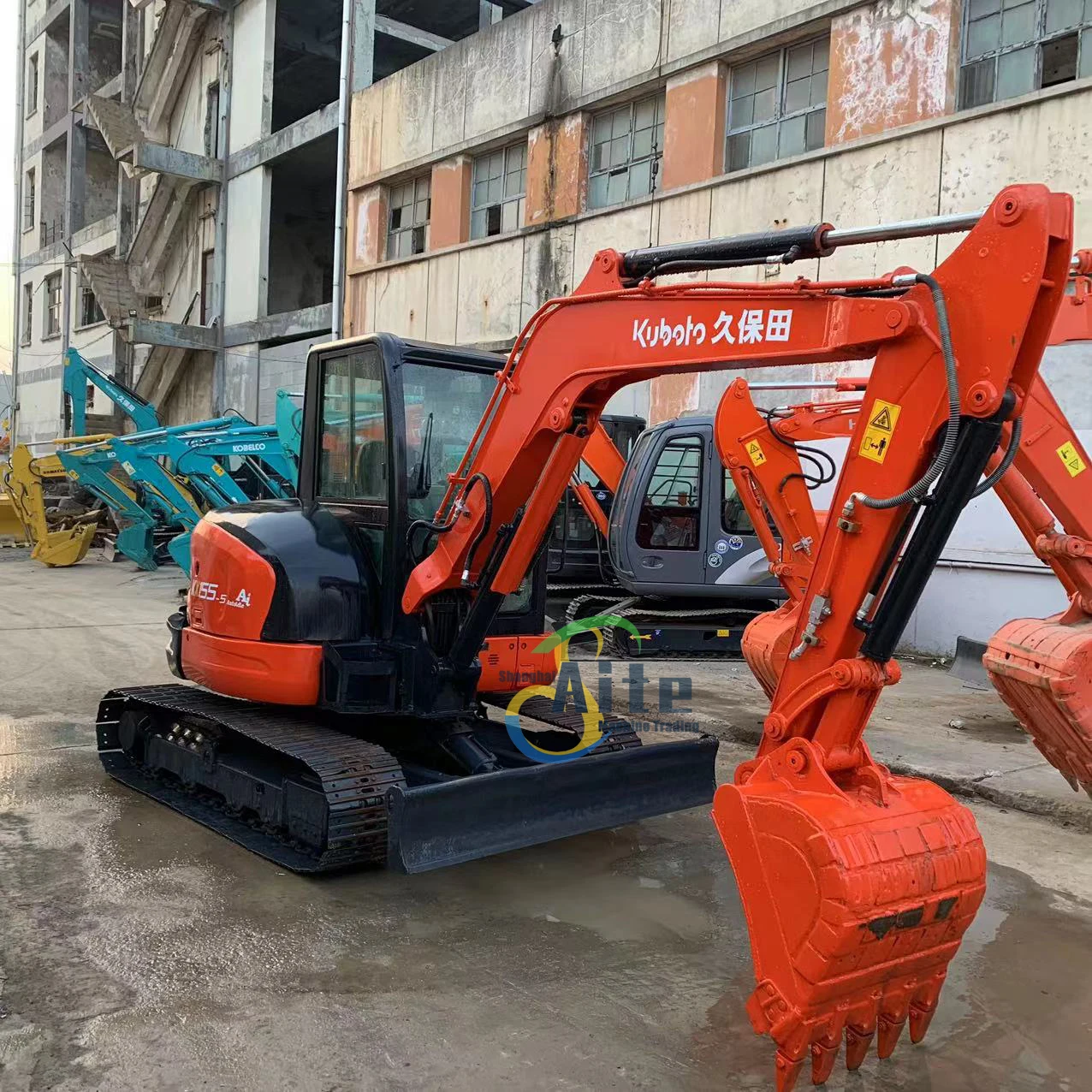 good condition mini digger original kubota kx155-3 kx155-5 kx185  small digging machinery