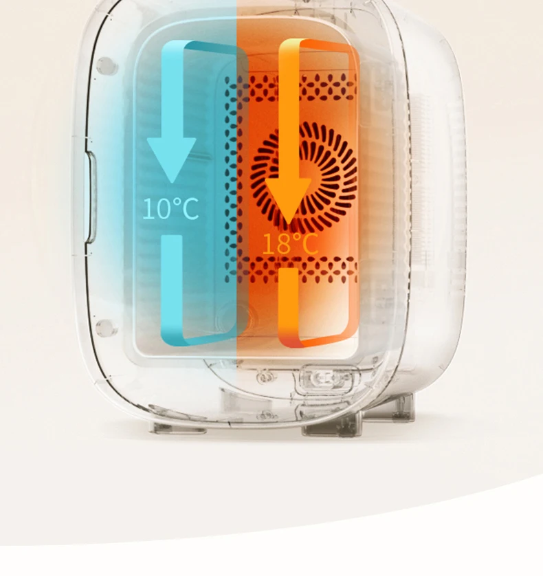 
2021 new arrival 5L mini fridge green cosmetics for beauty home refrigerator 