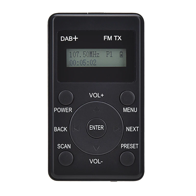 Nice Price Portable MIni Pocket Digital  DAB  Radio Time Setting With Home FM Radio