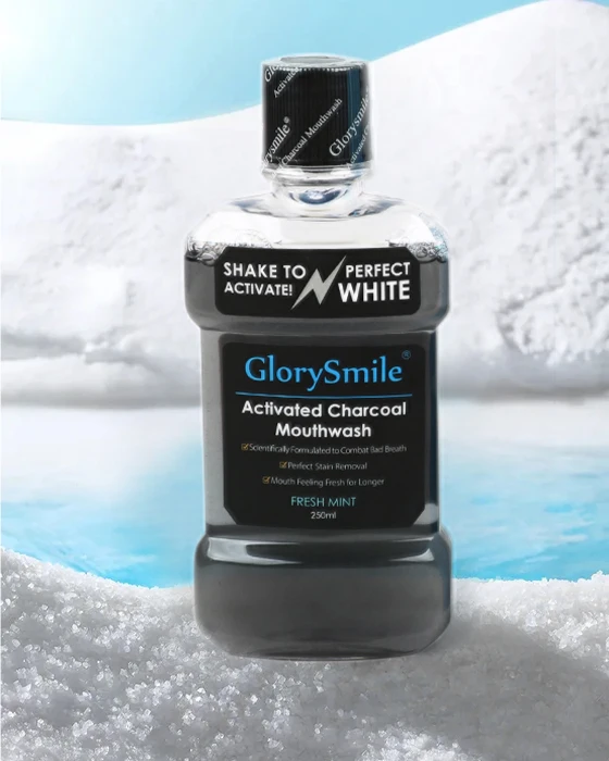 High Quality Charcoal mouthwash Oral Care Cleaning Teeth Whitening Mouthwash Privare Label
