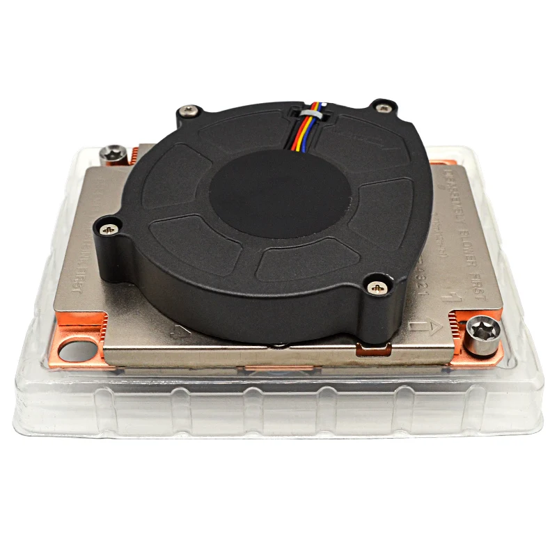 Radiator cooling with blower heat sink aluminum slim LGA 3647 1u cpu cooler